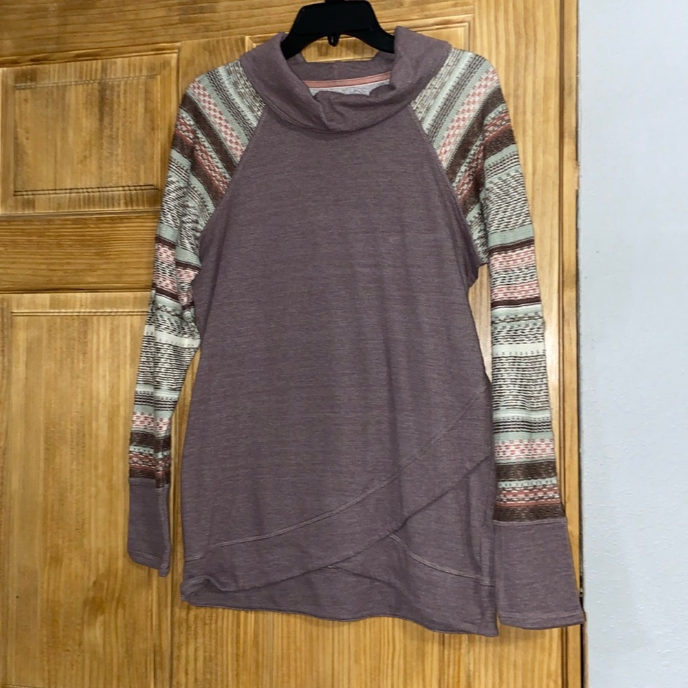 Purple sweater. Size: small  Brand: Maurice’s